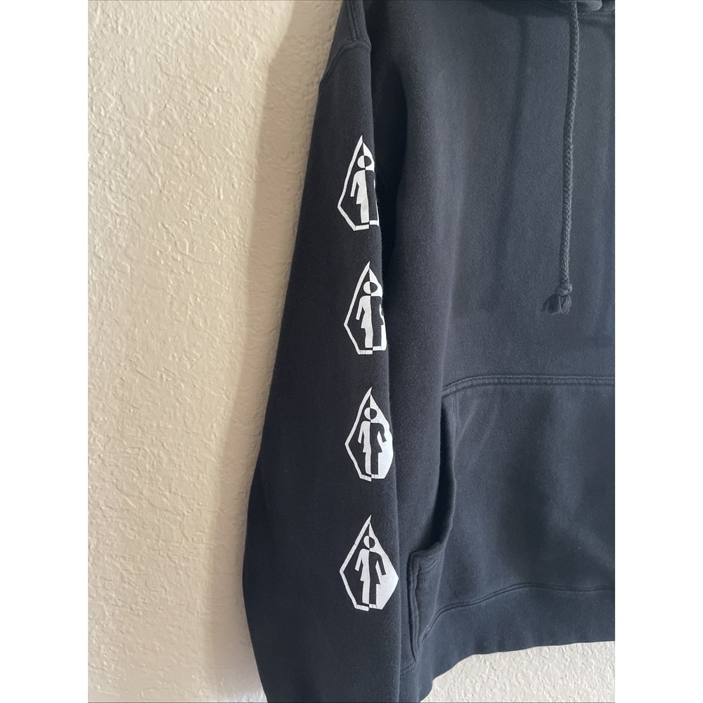 Volcom Girl Skateboard Collab‎ Black Hoodie Men's M - Picture 4 of 11